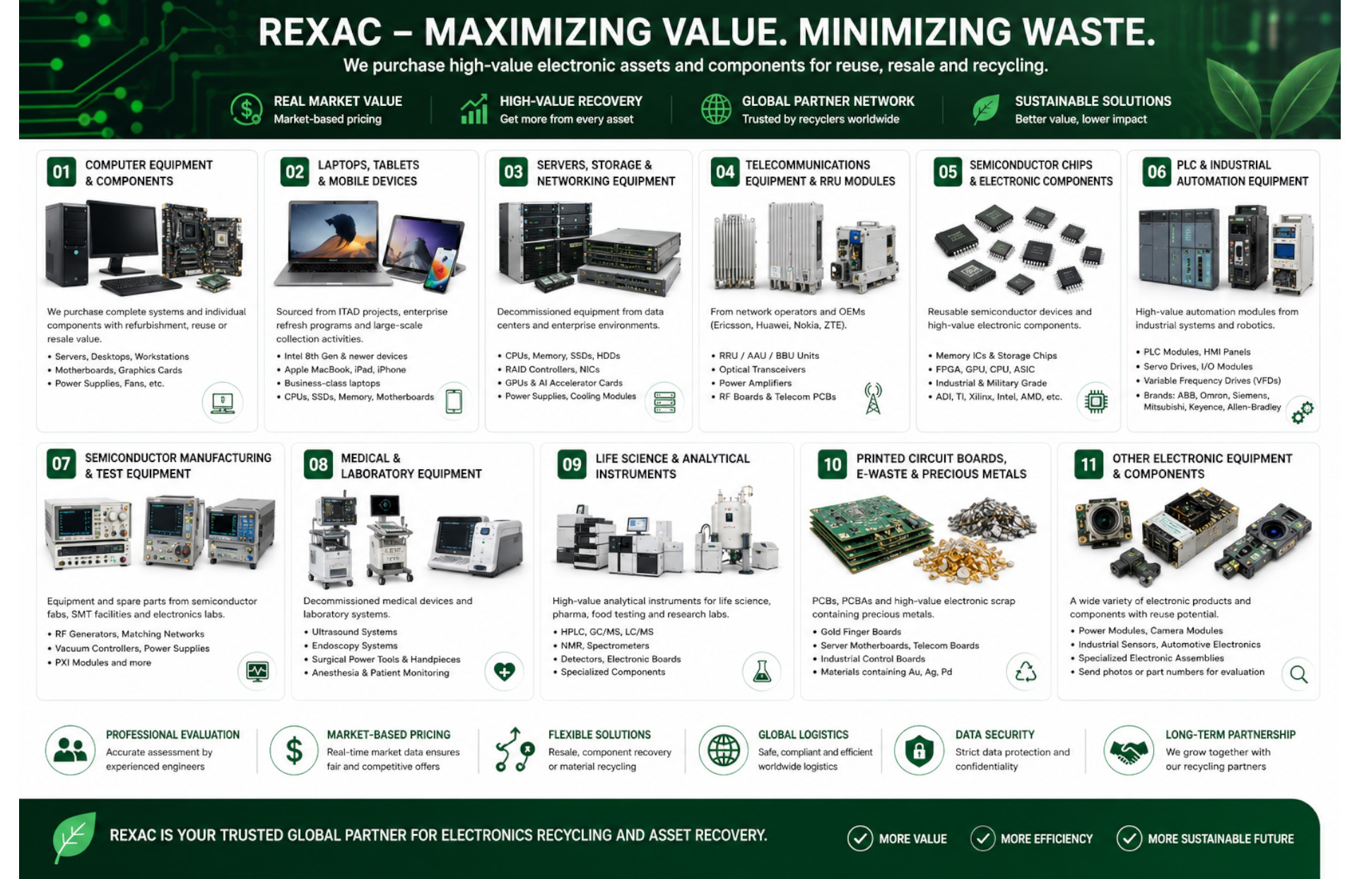 Rexac Recycling Process